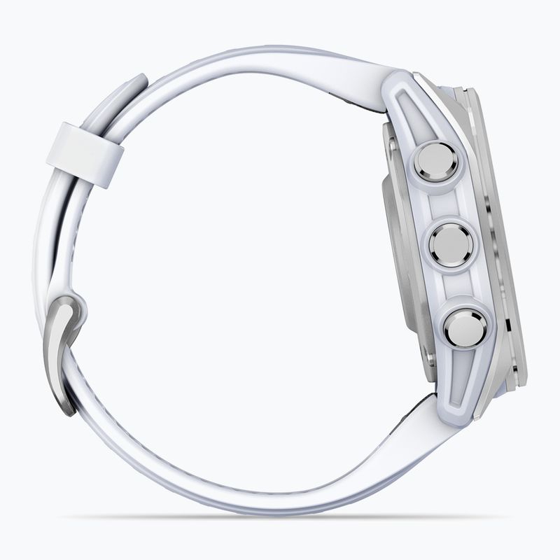 Uhr Garmin Fenix 8 43 mm Amoled silver/white stone 6