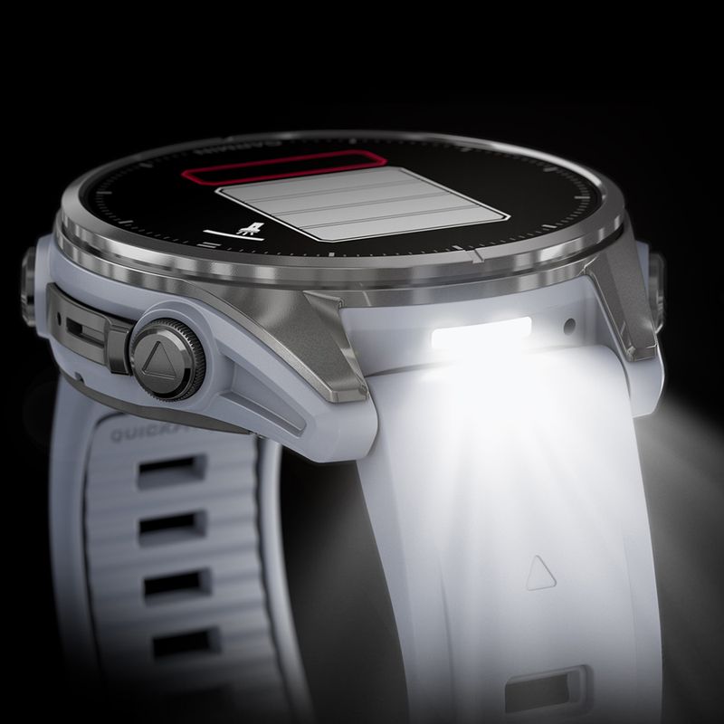 Uhr Garmin Fenix 8 43 mm Amoled silver/white stone 7