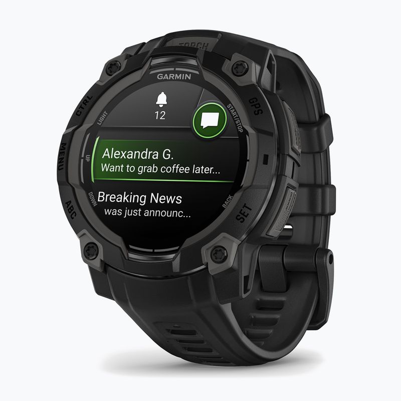 Smartwatch Garmin Instinct 3 45 mm AMOLED black/black 3