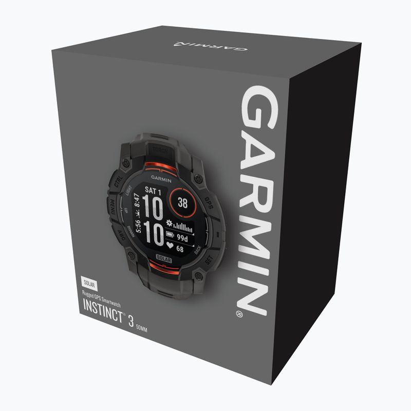 Uhr Garmin Instinct 3 Solar 50 mm black/charcoal 5