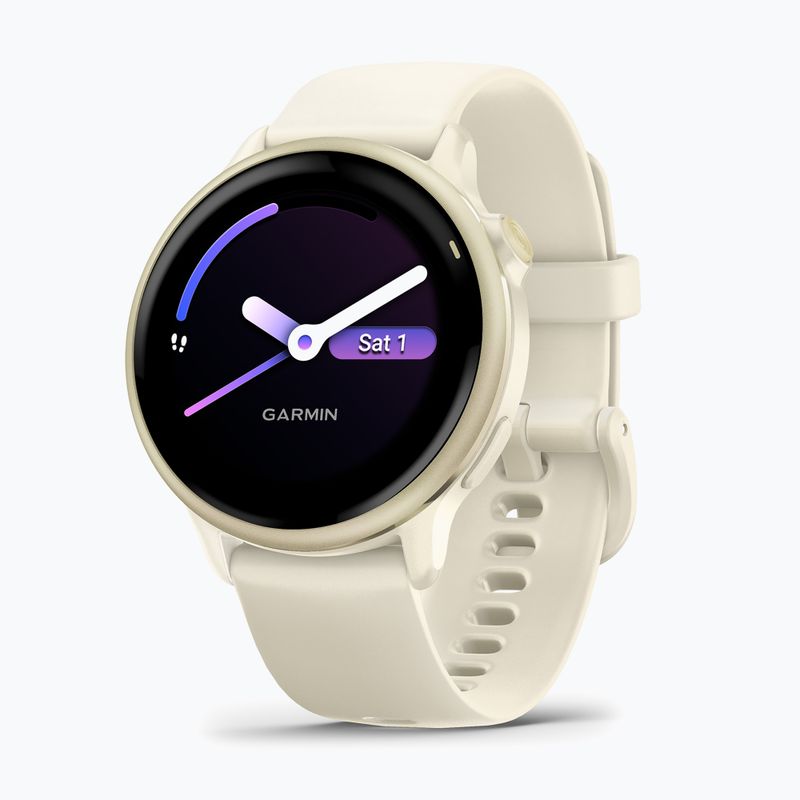 Smartwatch Garmin Vivoactive 6 lunar gold/bone 3