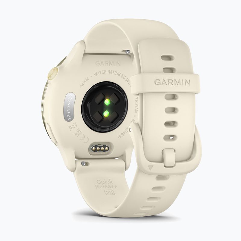 Smartwatch Garmin Vivoactive 6 lunar gold/bone 4