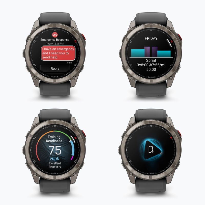 Smartwatch Garmin Fenix 8 Pro 51 mm AMOLED sapphire/graphite/black 7