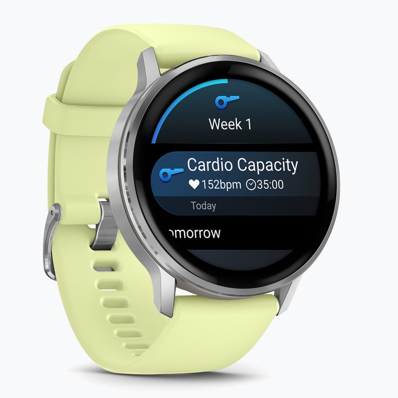 Uhr Garmin Venu 4 45 mm silver/citron 2