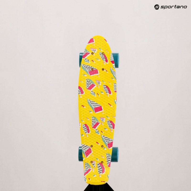 Fish Skateboards Druck Memphis gelb FS-FB-MEM-SIL-SGRE Skateboard 13