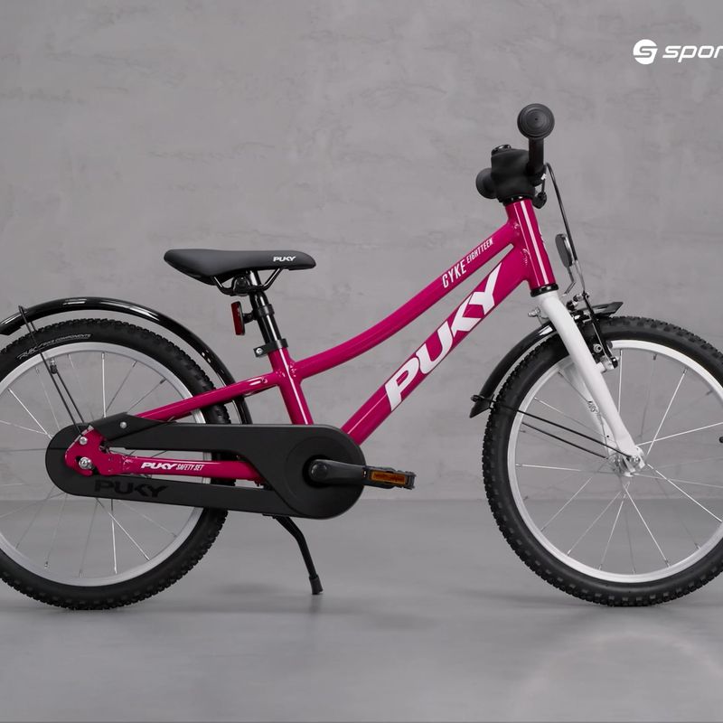 PUKY Cyke 18 Kinderfahrrad rosa und weiß 4404 9
