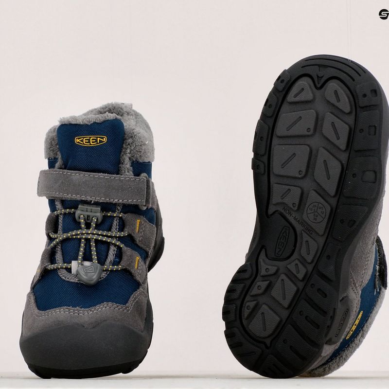 KEEN Knotch Chukka Kinder-Trekking-Stiefel blau 1026739 7