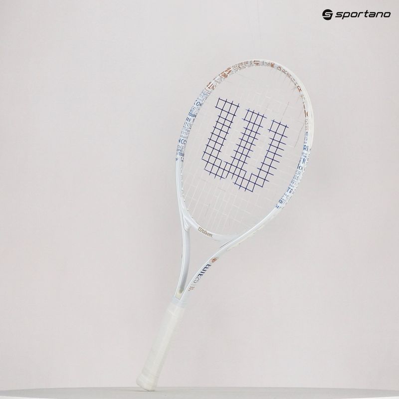 Wilson Roland Garros Elite 25 Tennisset für Kinder orange und weiß WR086810F 18