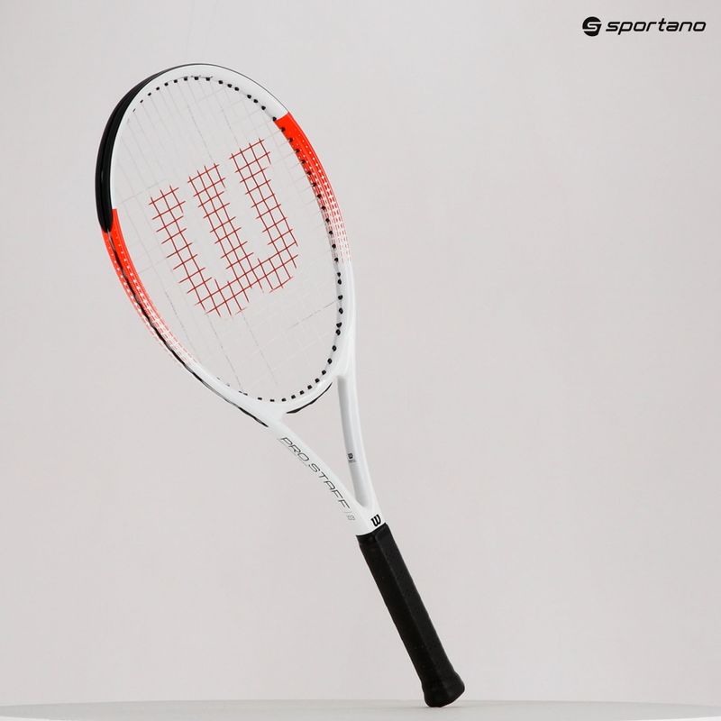 Wilson Pro Staff Precision Team 103 Tennisschläger rot und weiß WR080510U 14