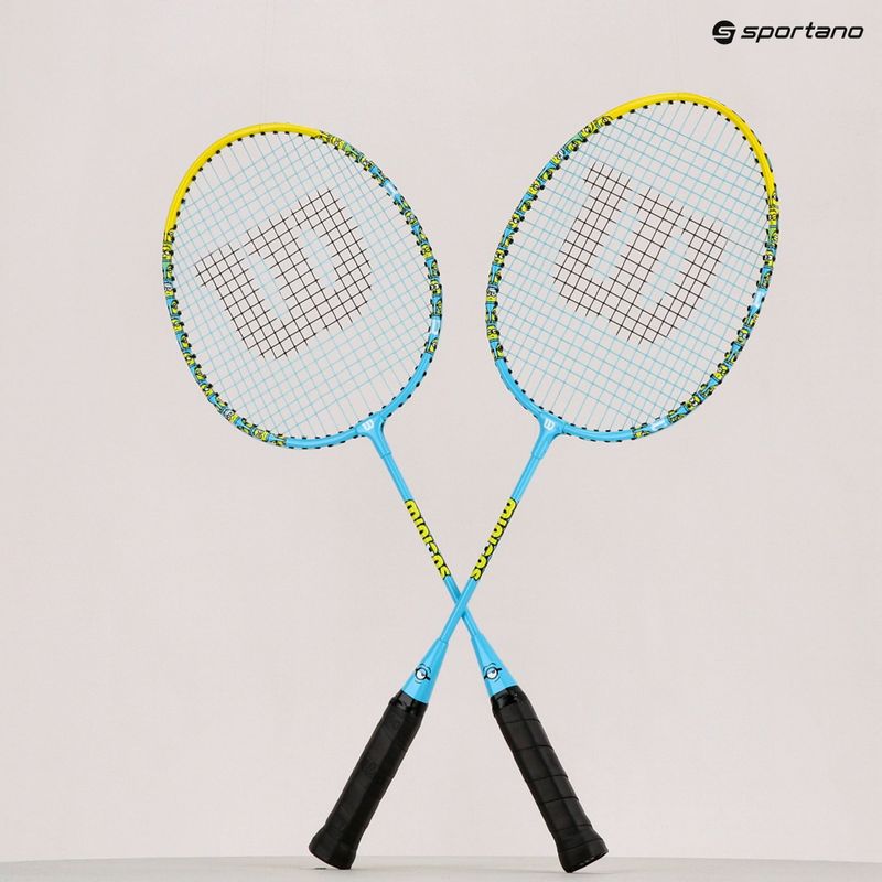 Wilson Minions 2. JR Badminton 2 Kinder Badmintonset WR1571F2 8