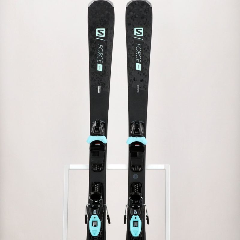 Ski Damen Salomon S/Force W 7 + M1 GW schwarz L411356/L4113251 11