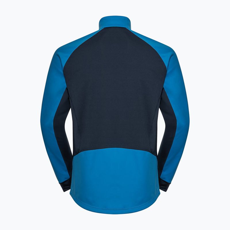 Herren ODLO Brensholmen Softshell Skijacke blau 612662 6