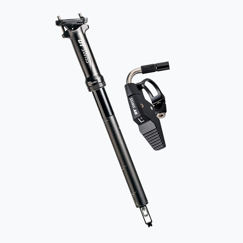 Verstellbare Sattelstütze mit Griff DT Swiss D232 6 4 D L M MB SA alu schwarz D232XDKAADSA2973S