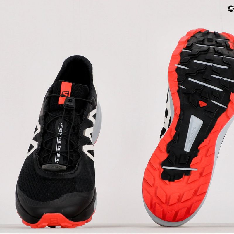Laufschuhe Herren Salomon Sense Ride 4 schwarz L417266 13