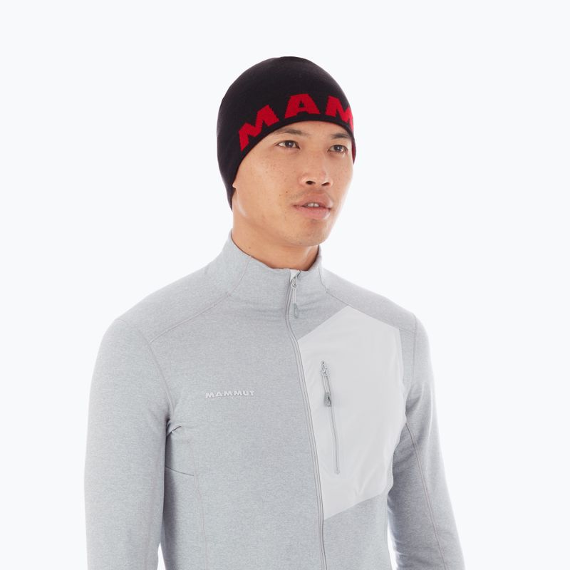 Mammut Logo Wintermütze schwarz-rot 1191-04891-0001-1 8