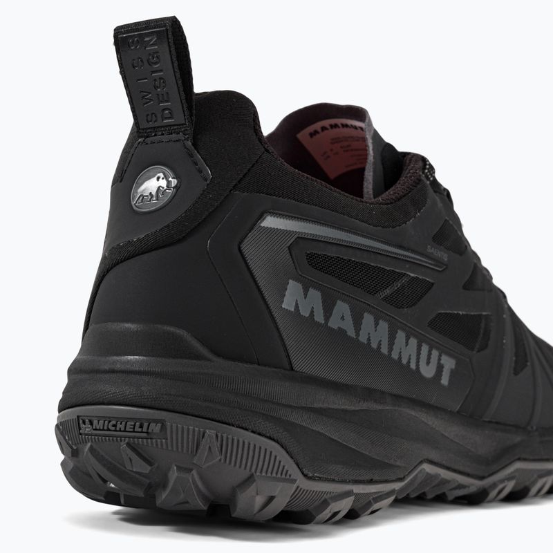 Herren Wanderschuhe Mammut Saentis Low schwarz 9