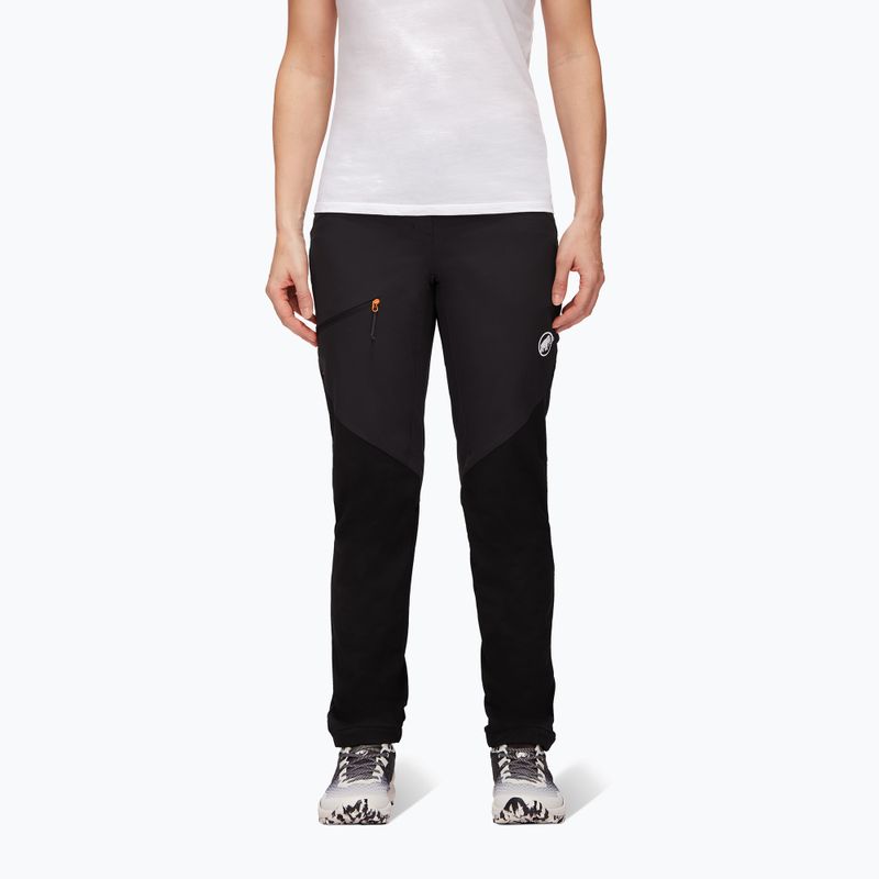 Damen-Softshellhose MAMMUT Courmayeur SO schwarz