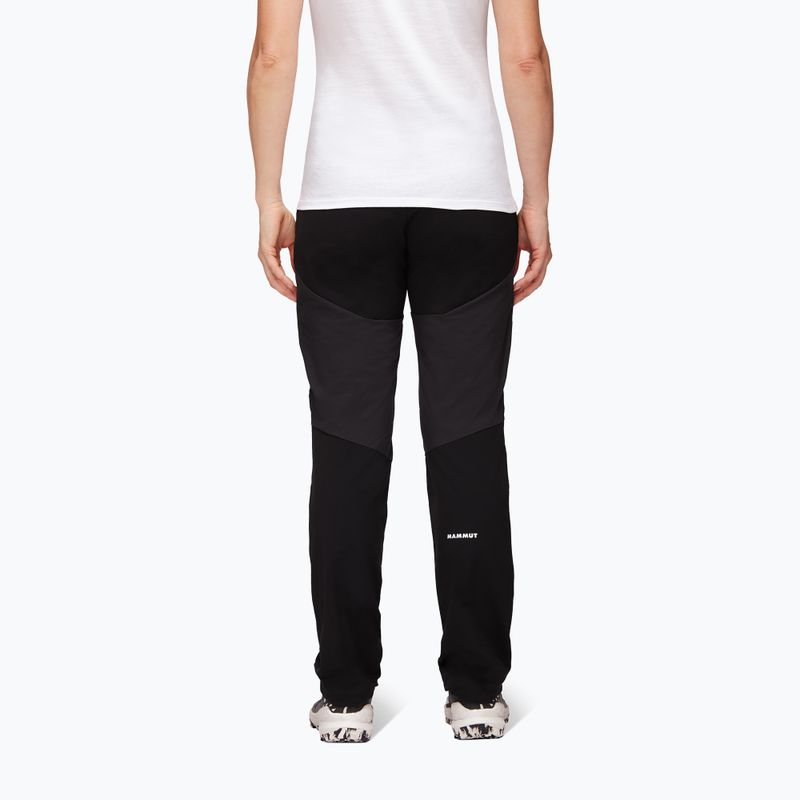 Damen-Softshellhose MAMMUT Courmayeur SO schwarz 2