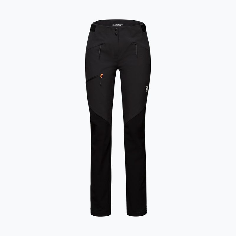 Damen-Softshellhose MAMMUT Courmayeur SO schwarz 8