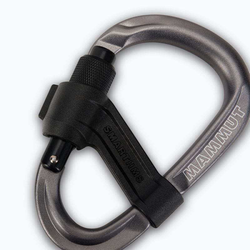 Kletterkarabiner Mammut Smart HMS 2.0 Screwgate grey 3