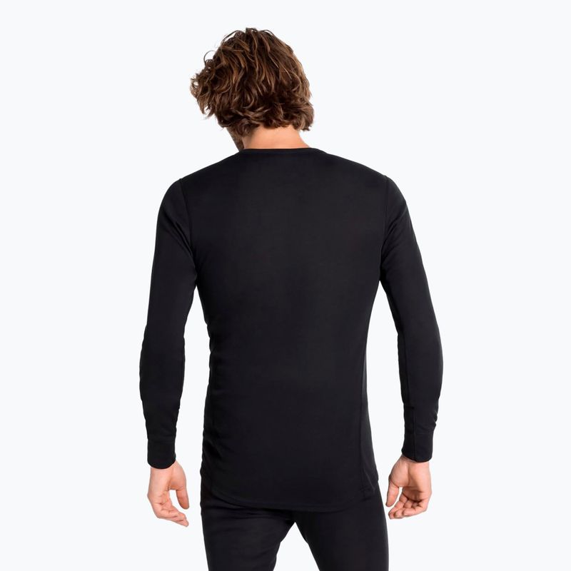 Thermoactives Longsleeve Herren ODLO Active Warm Bl Top Crew Neck black 2