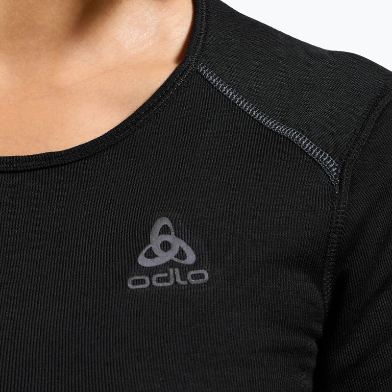 Damen Thermoaktivshirt Active X-Warm Bl Top Crew Neck schwarz 4
