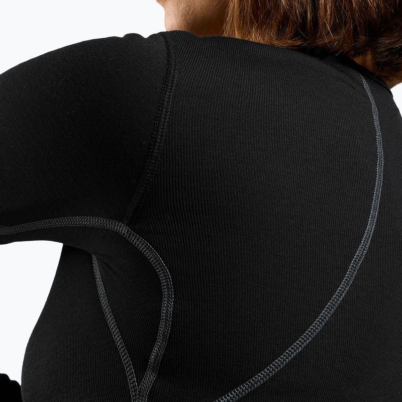 Damen Thermoaktivshirt Active X-Warm Bl Top Crew Neck schwarz 5