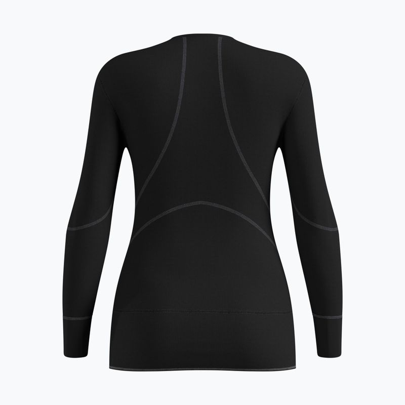 Damen Thermoaktivshirt Active X-Warm Bl Top Crew Neck schwarz 7