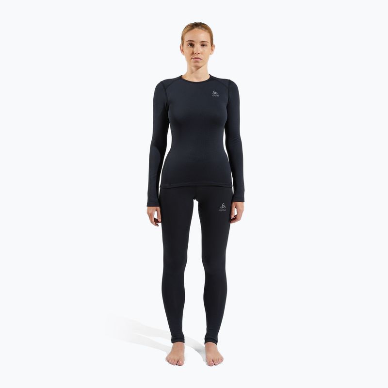 Damen Thermoaktivshirt ODLO Fundamentals Active Warm Bl Top Crew Neck black 2