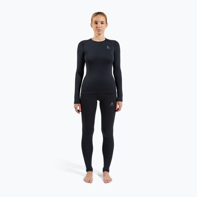 Damen Thermounterhose ODLO Fundamentals Active Warm Bl Bottom Long schwarz 2