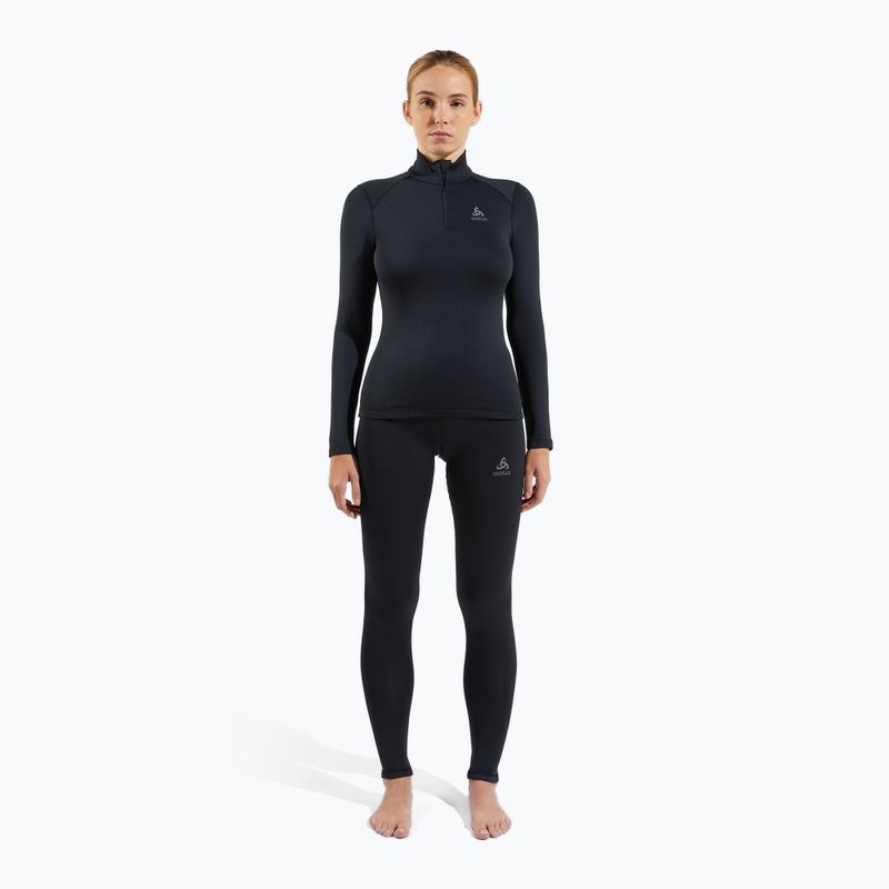 Damen Thermo-Langarmshirt ODLO Fundamentals Active Warm Bl Top Turtle Neck black 2