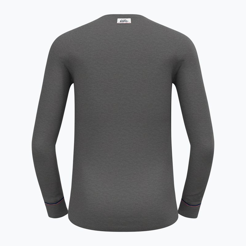 Herren Thermoaktivshirt ODLO Active Warm Originals Bl Top Crew Neck odlo steel grey melange 6