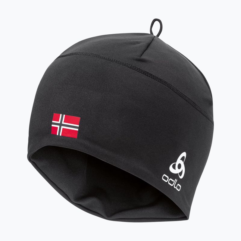 Wintermütze ODLO Polyknit Fan Warm black/Norwegian flag 2