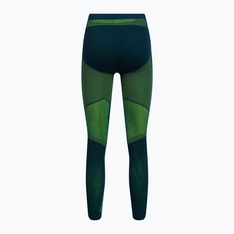 Herren Thermo-Unterwäsche ODLO Fundamentals Performance Warm Long grün-dunkelblau 19682/2122 5