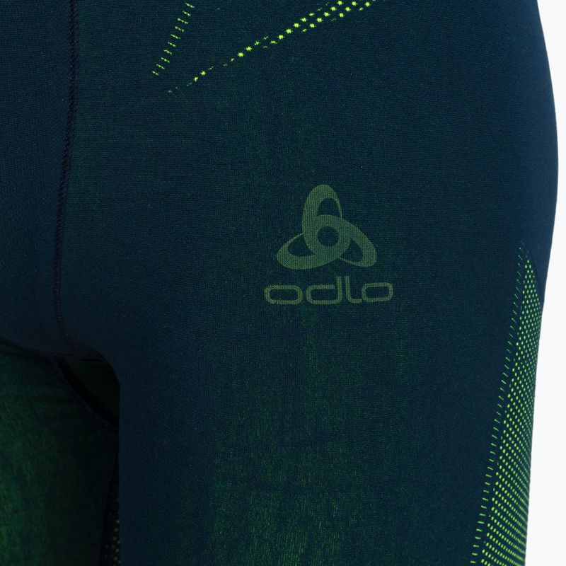 Herren Thermo-Unterwäsche ODLO Fundamentals Performance Warm Long grün-dunkelblau 19682/2122 7