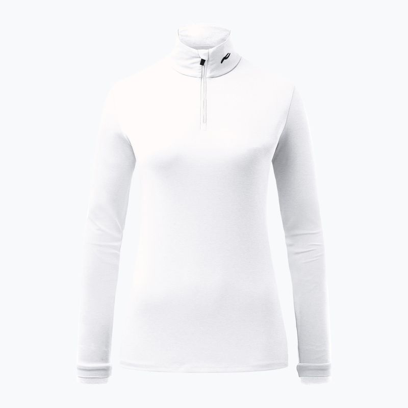 Damen Skijacke KJUS Feel Midlayer Half Zip weiß