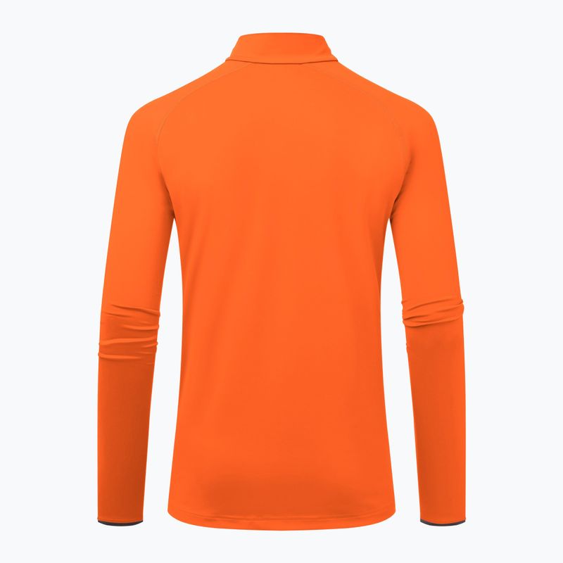 Ski Sweatshirt Hoodie Herren KJUS Feel Midlayer Half Zip kjus orange 2