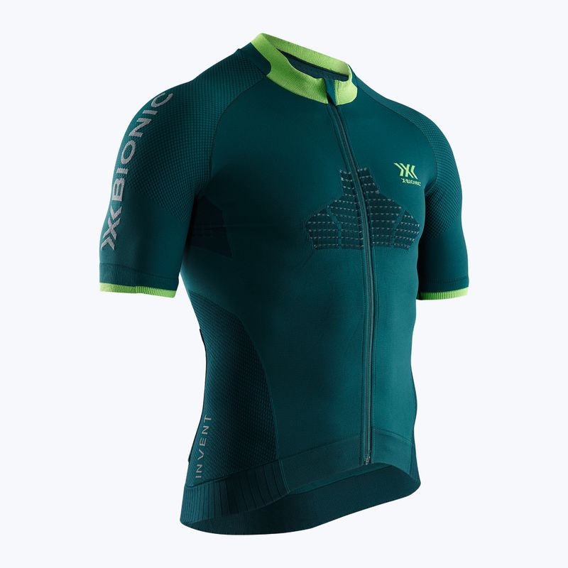 Herren X-Bionic Invent Regulator Bike Race T-shirt Zip dunkelgrün RT-BT00S19M-E015