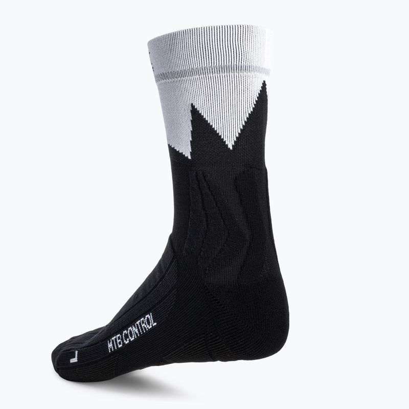 X-Socks MTB Control Radsocken schwarz und weiß BS02S19U-B014 2