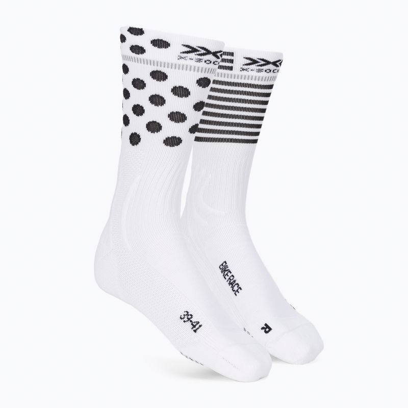 X-Socks Bike Race Socken weiß und schwarz BS05S19U-W011