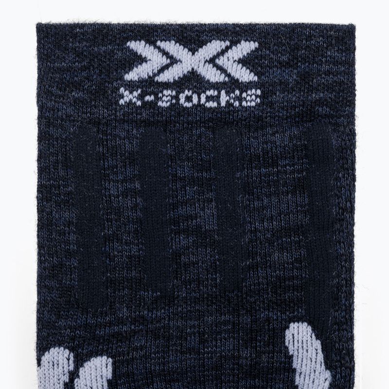 Damensocken X-Socks Trek X Merino midnight blue/arctic white 3