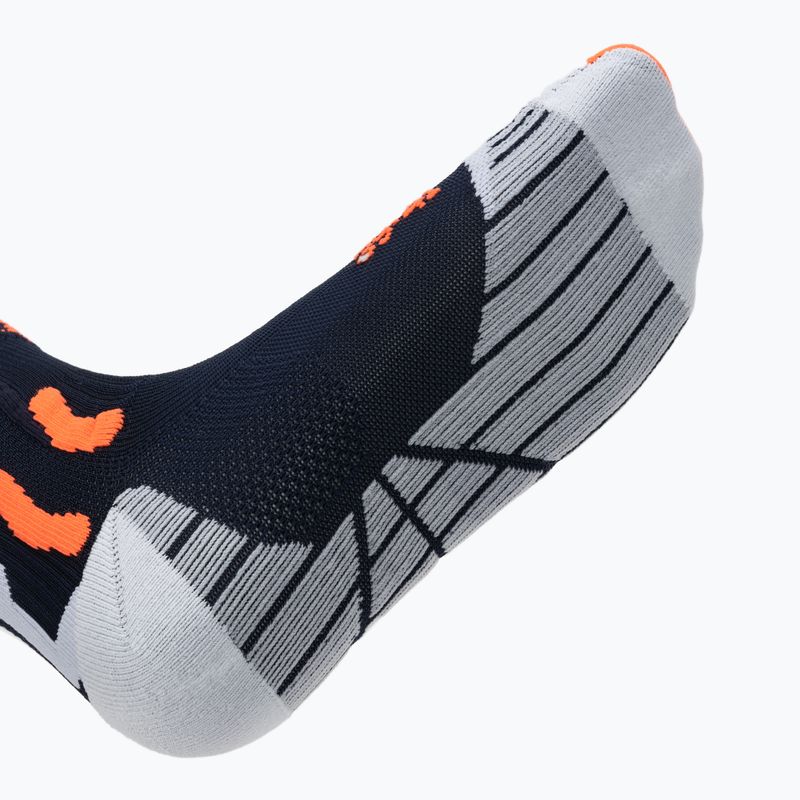 X-Socks Trek Outdoor-Trekking-Socken Mitternachtsblau/Kurkuma-Orange