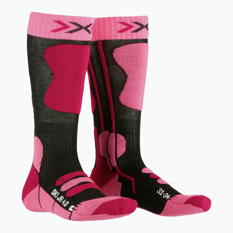 Kinder Skisocken X-Socks Ski 4.0 rosa XSSS00W19J