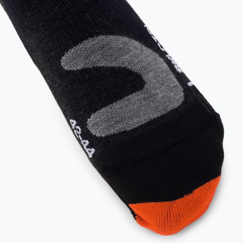 X-Socks Ski Control 4.0 schwarz-graue Skisocken XSSSKCW19U 4