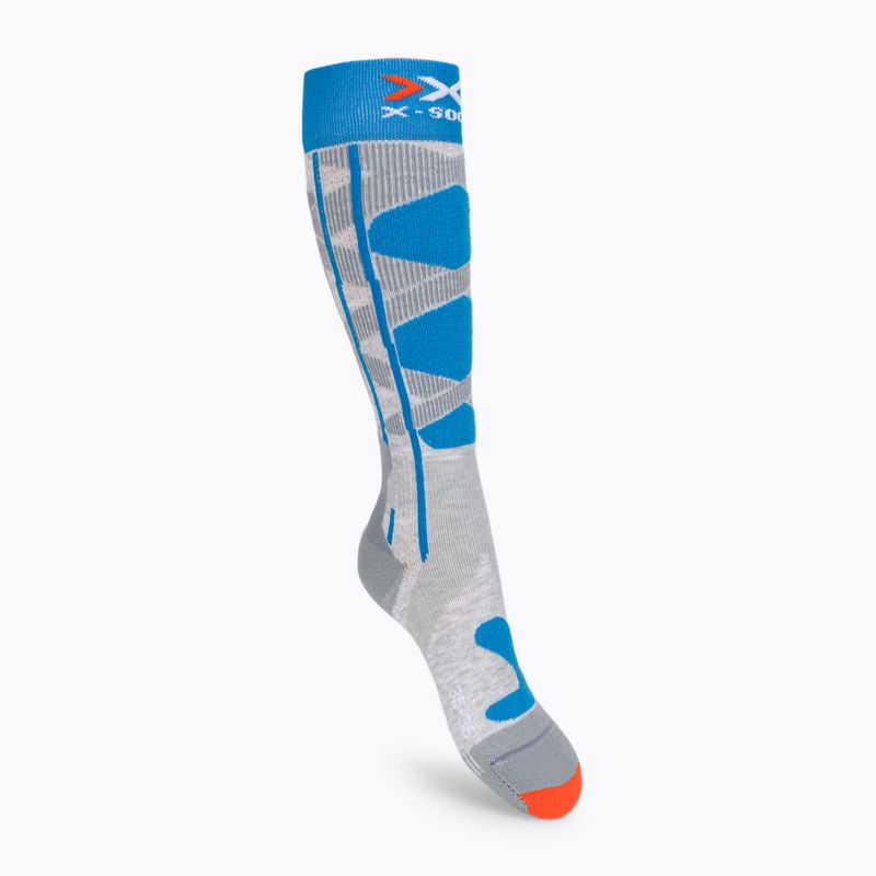 Damenskisocken X-Socks Ski Control 4.0 grau-blau XSSSKCW19W 2