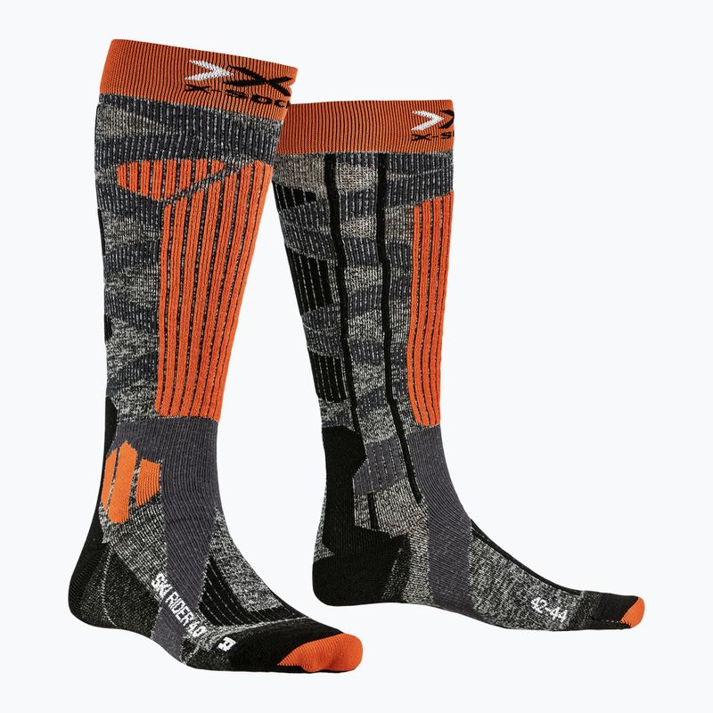 X-Socks Ski Rider 4.0 grau Socken XSSSKRW19U 5