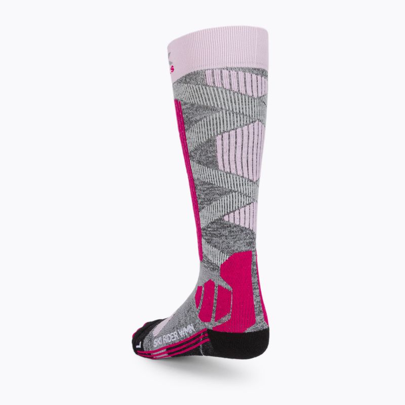 Damen Skisocken X-Socks Ski Rider 4.0 grau XSSSKRW19W 2