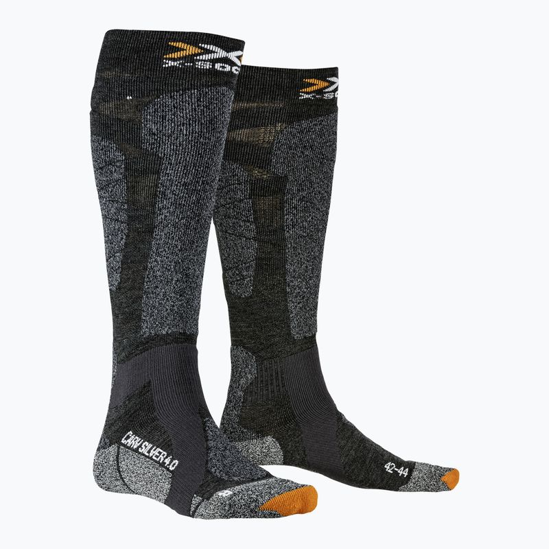 X-Socks Carve Silver 4.0 Skisocken schwarz XSSS47W19U 4