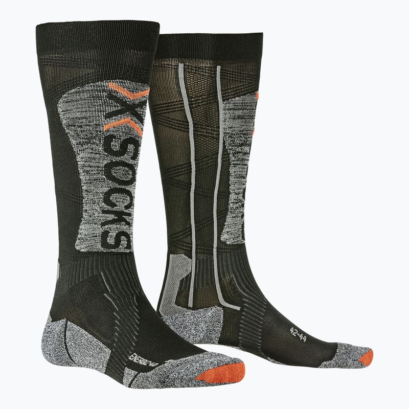 X-Socks Ski Energizer Lt 4.0 grau XSSSNGW19U Skisocken 4