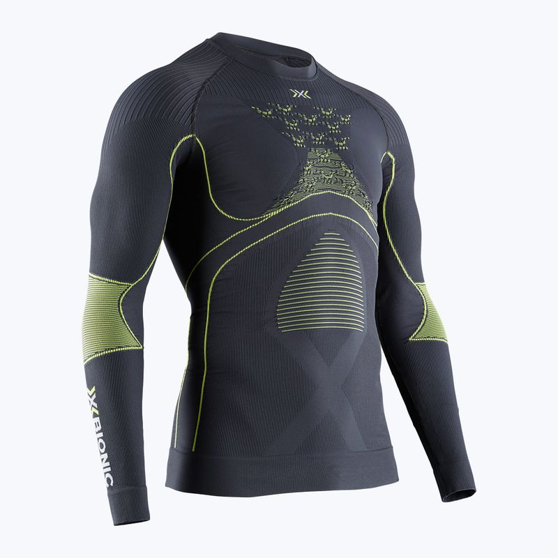 Herren Thermoaktivshirt X-Bionic Energy Accumulator 4.0 charcoal/yellow
